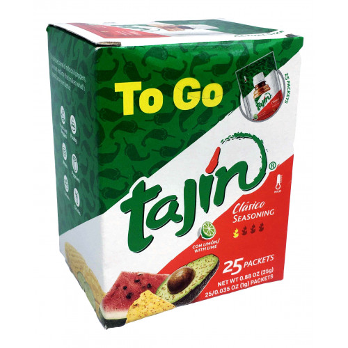Tajin To Go 25 Sachets Buy now at Mexgrocer.co.uk